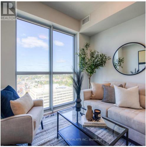 3309 - 60 Frederick Street, Kitchener, ON - Indoor Photo Showing Living Room