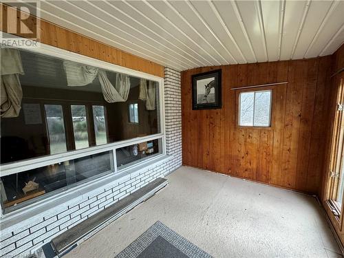 Unfurnished sunroom with plenty of natural light and lofted ceiling - 3877 Hwy 17 E, Mattawa, ON -  With Exterior