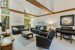 A secondary living/music room w/ vaulted ceilings! - 