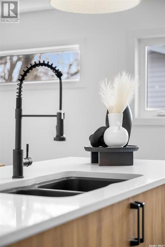 3726 Argyle Road, Regina, SK - Indoor Photo Showing Kitchen With Double Sink