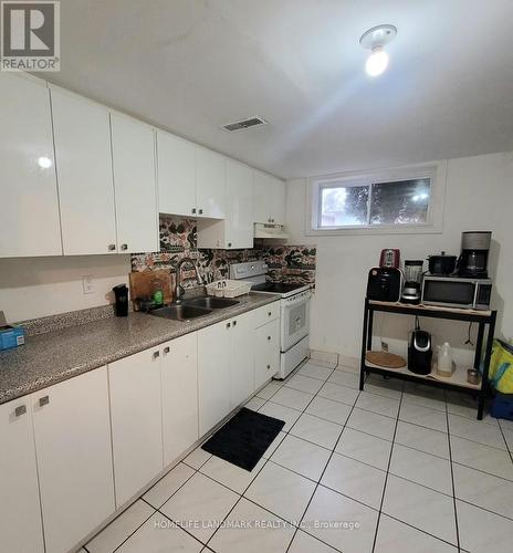 35 Wynn (Basement) Road, Toronto, ON - Indoor Photo Showing Kitchen With Double Sink