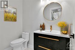 main level powder room - 