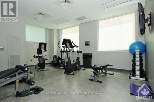 808 - 238 Besserer Street, Ottawa, ON - Indoor Photo Showing Gym Room