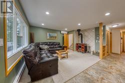 View of living area from door to deck - 