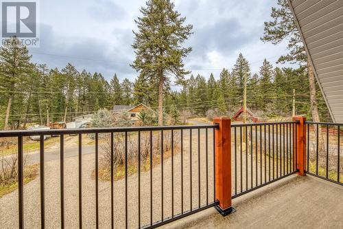 View from balcony off primary bedroom - 4880 James Street, Fairmont Hot Springs, BC - Outdoor With Exterior