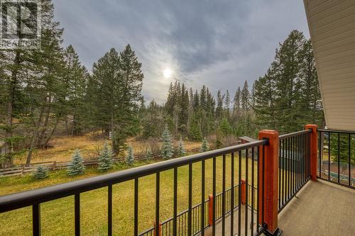 View to balcony off bedroom 3 - 4880 James Street, Fairmont Hot Springs, BC - Outdoor