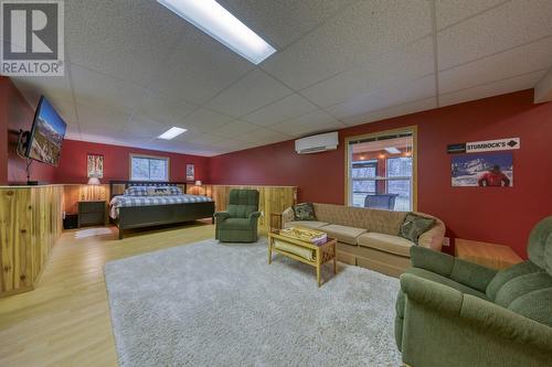 Family room - living and sleeping space - 4880 James Street, Fairmont Hot Springs, BC - Indoor