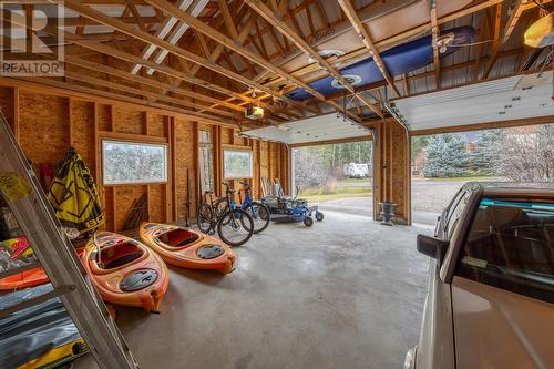 Spacious double garage - 4880 James Street, Fairmont Hot Springs, BC - Indoor