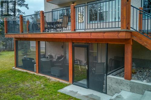 Screened-in patio for rear grounds - 4880 James Street, Fairmont Hot Springs, BC - Outdoor With Exterior