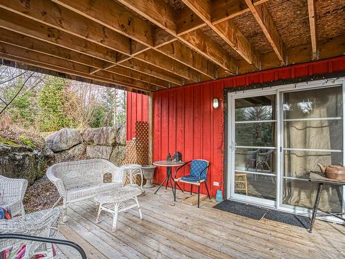 Veranda - 2865Z  - 2867Z Crois. De La Falaise, Val-David, QC - Outdoor With Deck Patio Veranda With Exterior