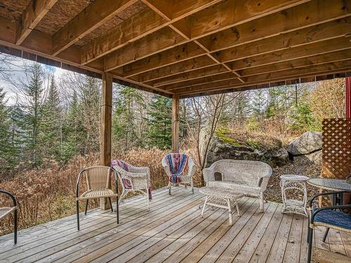 Veranda - 2865Z  - 2867Z Crois. De La Falaise, Val-David, QC - Outdoor With Deck Patio Veranda