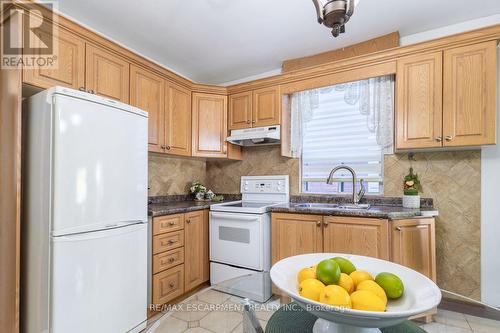 97 Strathearne Avenue, Hamilton, ON - Indoor Photo Showing Kitchen With Double Sink