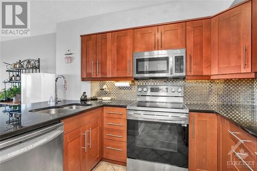 545 St Laurent Boulevard Unit#2503, Ottawa, ON - Indoor Photo Showing Kitchen With Double Sink