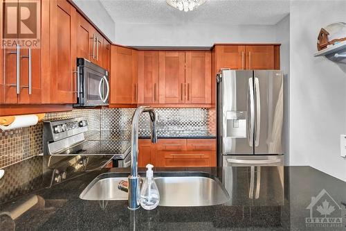 545 St Laurent Boulevard Unit#2503, Ottawa, ON - Indoor Photo Showing Kitchen With Double Sink