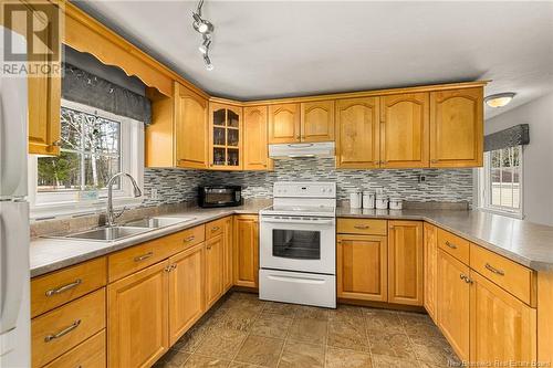 294 Route 525, Saint-Antoine, NB - Indoor Photo Showing Kitchen With Double Sink