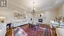 2B Carluke Crescent, Toronto, ON  - Indoor Photo Showing Living Room With Fireplace 