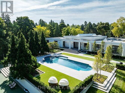 45 Park Lane Circle, Toronto, ON - Outdoor With In Ground Pool