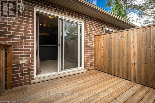 2 - 95 Capulet Lane, London, ON - Outdoor With Deck Patio Veranda With Exterior