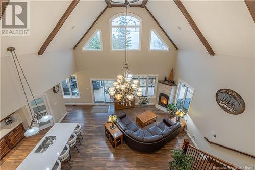 495 Principale Street, Pointe-Verte, NB - Indoor Photo Showing Other Room With Fireplace