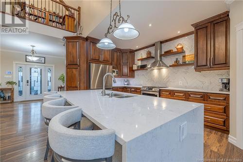 495 Principale Street, Pointe-Verte, NB - Indoor Photo Showing Kitchen With Double Sink With Upgraded Kitchen