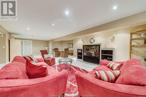 1346 Matthew Crescent, Lakeshore, ON - Indoor Photo Showing Living Room With Fireplace