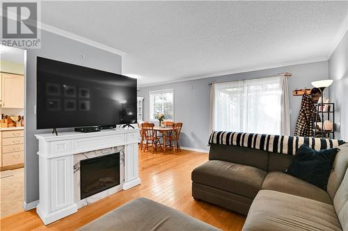 327 Airth Boulevard, Renfrew, ON - Indoor Photo Showing Living Room With Fireplace