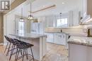 Upper - 32 Toronto Street, Bradford West Gwillimbury, ON  - Indoor Photo Showing Kitchen With Upgraded Kitchen 