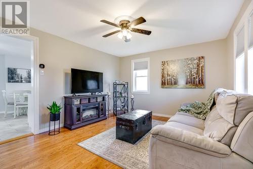 16 Lefebvre Avenue, Cornwall, ON - Indoor Photo Showing Living Room With Fireplace