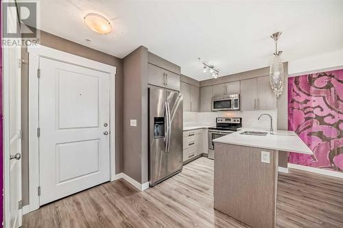 2103, 302 Skyview Ranch Drive Ne, Calgary, AB - Indoor Photo Showing Kitchen With Stainless Steel Kitchen With Upgraded Kitchen