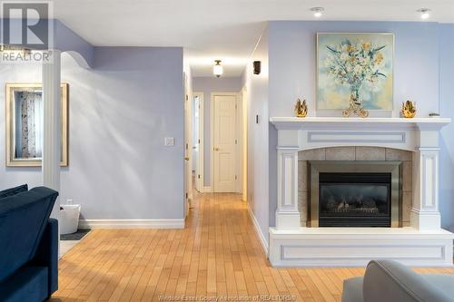 1204 Mersea Rd C, Leamington, ON - Indoor Photo Showing Living Room With Fireplace