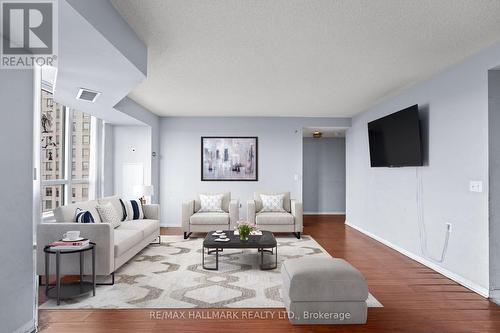 1003 - 2628 Mccowan Road, Toronto, ON - Indoor Photo Showing Living Room