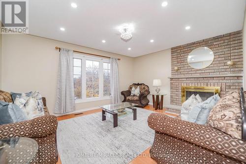 21 Gannet Road, Toronto, ON - Indoor Photo Showing Living Room With Fireplace