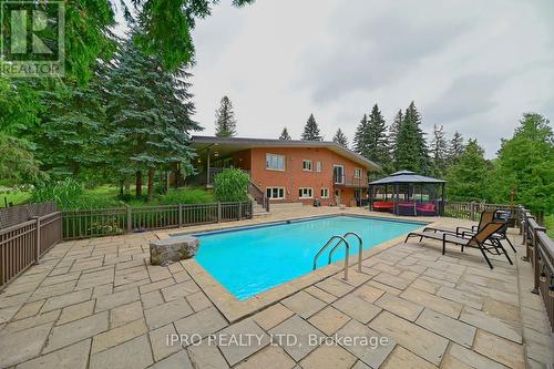 16 Cedar Drive, Caledon, ON - Outdoor With In Ground Pool With Deck Patio Veranda With Backyard