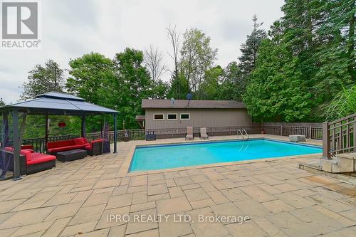 16 Cedar Drive, Caledon, ON - Outdoor With In Ground Pool With Deck Patio Veranda With Backyard