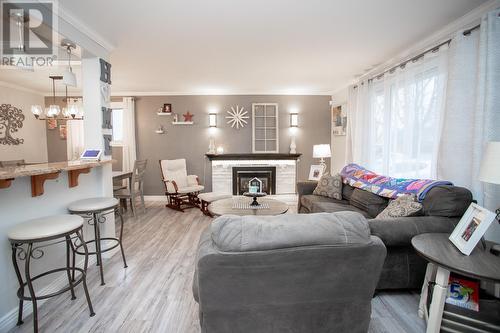 12 Smallwood Drive, Mount Pearl, NL - Indoor Photo Showing Living Room With Fireplace