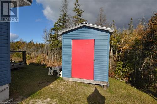 View of outdoor structure with a yard - 1 Williamson Place, South Bruce Peninsula, ON - Outdoor