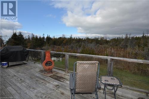 Wooden deck with grilling area - 1 Williamson Place, South Bruce Peninsula, ON - Outdoor