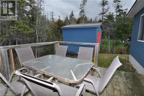 Wooden terrace featuring a lawn - 1 Williamson Place, South Bruce Peninsula, ON - Outdoor With Deck Patio Veranda With Exterior