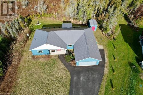 Birds eye view of property - 1 Williamson Place, South Bruce Peninsula, ON - Outdoor