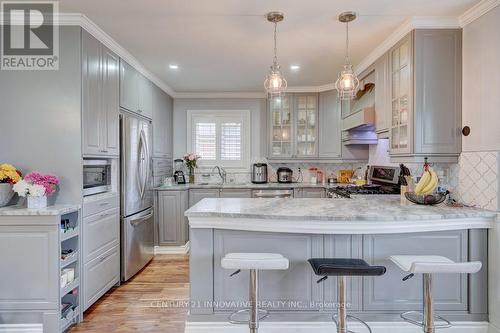 24 Leahurst Drive, Toronto, ON - Indoor Photo Showing Kitchen With Upgraded Kitchen