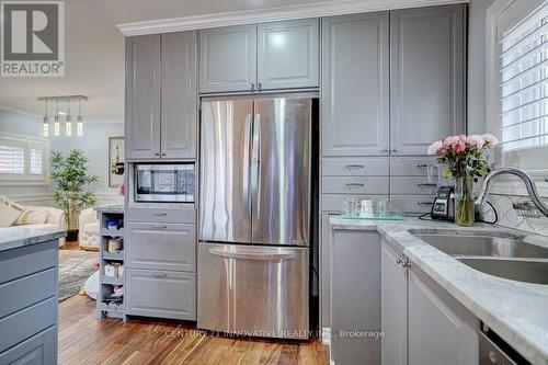 24 Leahurst Drive, Toronto, ON - Indoor Photo Showing Kitchen With Double Sink