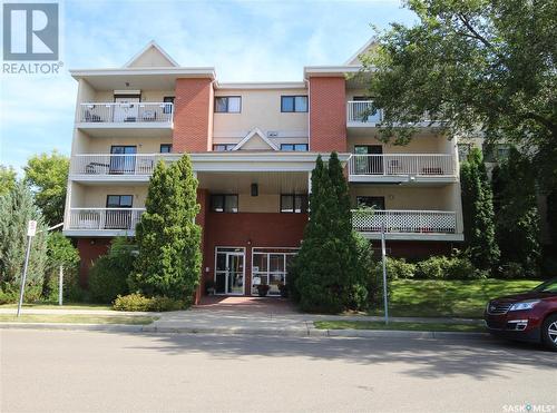 201 1002 108Th Street, North Battleford, SK - Outdoor With Balcony With Facade