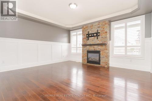 84 Monarchy Street, Barrie, ON - Indoor Photo Showing Living Room With Fireplace