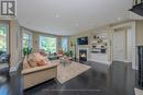 42 Oak Street, Halton Hills, ON  - Indoor Photo Showing Living Room With Fireplace 