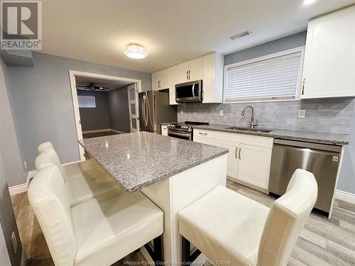 1129 Clover Avenue Unit# Lower, Windsor, ON - Indoor Photo Showing Kitchen With Upgraded Kitchen