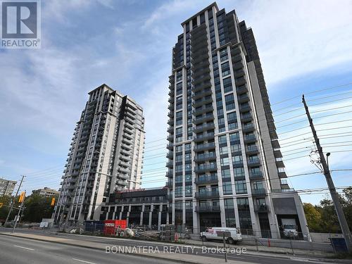 408 - 202 Burnhamthorpe Road E, Mississauga, ON - Outdoor With Balcony With Facade