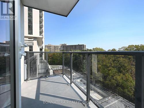 408 - 202 Burnhamthorpe Road E, Mississauga, ON - Outdoor With Balcony