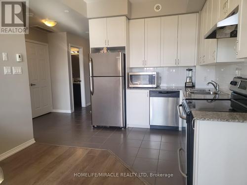 310 - 50 Sky Harbour Drive, Brampton, ON - Indoor Photo Showing Kitchen With Stainless Steel Kitchen