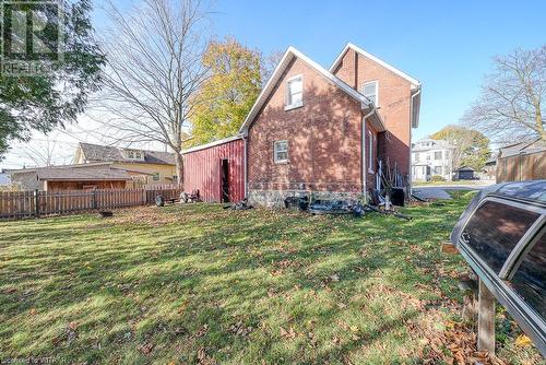 View of property exterior with a lawn - 742 Dundas Street, Woodstock, ON - Outdoor