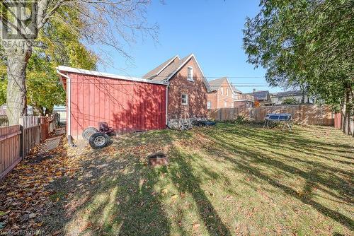 View of yard featuring a trampoline - 742 Dundas Street, Woodstock, ON - Outdoor